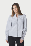 Astrida Gestreepte Strass Hemd Blouse | Neo Noir