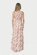 Marli Amazing Chiffon Bloemen Jurk | Neo Noir