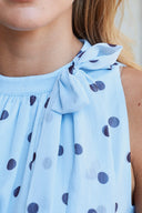 Marli Polka Dot Maxi Chiffon Dress ⏐Neo Noir