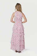 Marli Polka Dot Maxi Chiffon Dress ⏐Neo Noir⏐RESTOCK IN JUNE