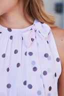 Marli Polka Dot Maxi Chiffon Dress ⏐Neo Noir