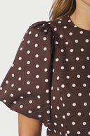 Anela Polka Dot Blouse | Neo Noir
