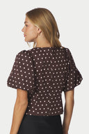 Anela Polka Dot Blouse | Neo Noir