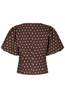 Anela Polka Dot Blouse | Neo Noir