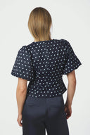 Anela Polka Dot Blouse | Neo Noir