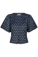 Anela Polka Dot Blouse | Neo Noir