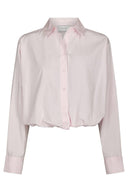 Emmana Cropped Poplin Hemd Blouse | Neo Noir