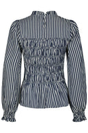 possa-big-gestreepte-blouse-navy-neo-noir-productfoto-achteraanzicht-1
