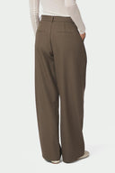Calina Structure Wrap Pantalon Geklede Broek | Neo Noir