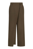 Calina Structure Wrap Pantalon Geklede Broek | Neo Noir