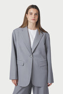 Aarielle Structure Oversized Blazer | Neo Noir