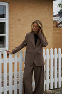 Gaby Pinstripe Krijtstreep Oversized Blazer | Neo Noir