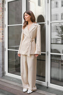 Carmia Melange Knoop Wikkel Blazer | Neo Noir