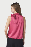 Veda Satijnen Halter Top | Neo Noir