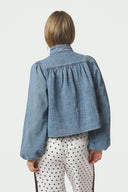 Tirsa Denim Jeans Jas | Neo Noir