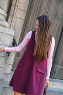 neo-noir-ella-space-mesh-blouse-light-pink-lichtroze-lookfoto-vooraanzicht-2