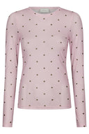 Ella Space Polka Dot Mesh Blouse | Neo Noir