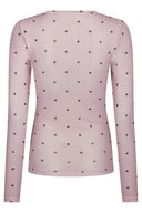 Ella Space Polka Dot Mesh Blouse | Neo Noir