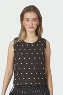Polly Polka Dot Top | Neo Noir