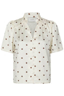Torana Polka Dot Blouse | Neo Noir