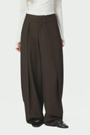 Lucille Structure Geklede Pantalon Broek | Neo Noir