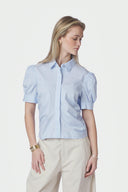 Frannie Soft Gestreepte Hemd Blouse | Neo Noir