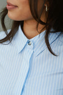 Frannie Soft Gestreepte Hemd Blouse | Neo Noir