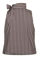 Veda Gestreepte Mouwloze Top | Neo Noir