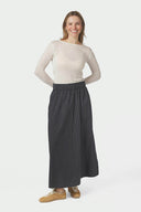 Yara Gestreepte Maxi Rok | Neo Noir