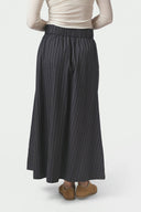 Yara Gestreepte Maxi Rok | Neo Noir