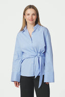 Helisa Gestreepte Hemd Blouse | Neo Noir
