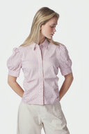 Frannie Structure Gestreepte Hemd Blouse | Neo Noir
