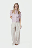 Frannie Structure Gestreepte Hemd Blouse | Neo Noir