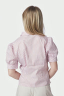 Frannie Structure Gestreepte Hemd Blouse | Neo Noir