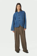 Caline Denim Jeans Jas | Neo Noir