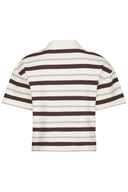 Vennera Gestreepte Polo Top | Neo Noir