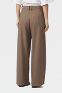 Essiall Gestreepte Pinstripe Krijtstreep Geklede Pantalon Broek | Neo Noir
