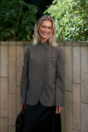 Nerine Pinstripe Striped Blazer | Neo Noir