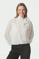 Dorellie Polka Dot Blouse | Neo Noir