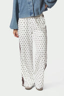 meggie-polka-dots-broek-off-white-neo-noir-modelfoto-vooraanzicht-2