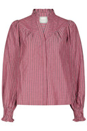 Astrida Soft Gestreepte Strass Hemd Blouse | Neo Noir