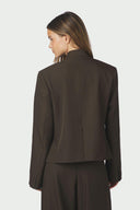 Tiria Structure Blazer | Neo Noir