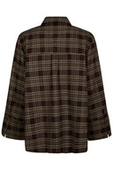 Dita Flannel Geruite Hemd Blouse | Neo Noir