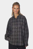 Dalma Flannel Geruite Hemd Blouse | Neo Noir