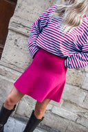 mercy-east-gebreide-mini-rok-rhododendron-bordeaux-msch-copenhagen-lookfoto-vooraanzicht-1