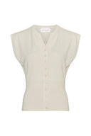 Isabis Mouwloze Cardigan Vest