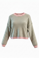 Annie Gestreepte Gebreide Trui