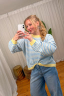 Annie Gestreepte Gebreide Trui