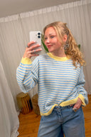 Annie Gestreepte Gebreide Trui