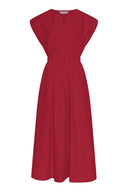 wiliane-midi-jurk-rhubarb-msch-copenhagen-productfoto-vooraanzicht-1